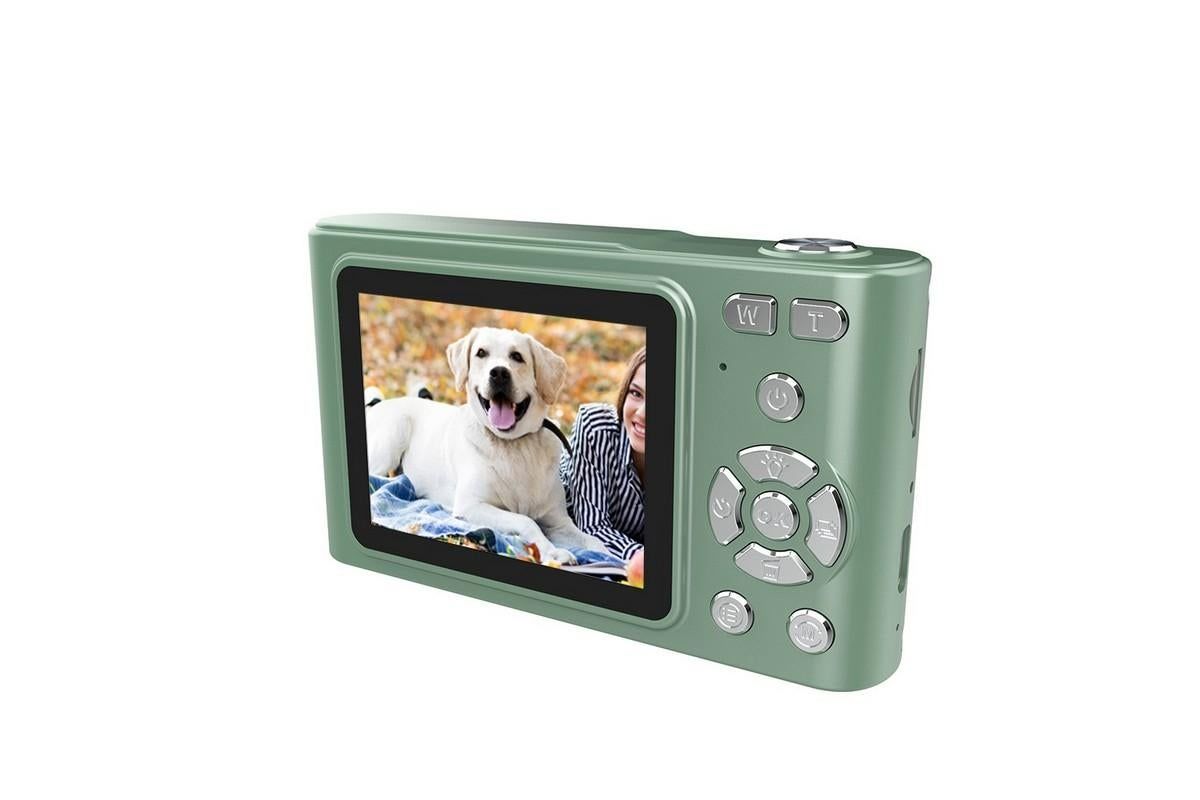 4K HD Digital Camera for Photography and Video Vlogging Camera Camera with 32G Memory Card 16X Digital Zoom -Green - Image 5