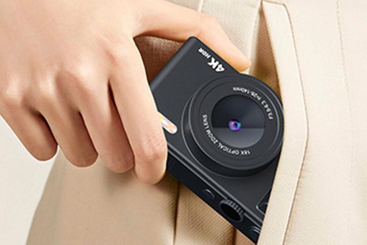 4K Digital Camera Flip Screen Autofocus for Vlogging and Photography Beginners - Black - Image 8