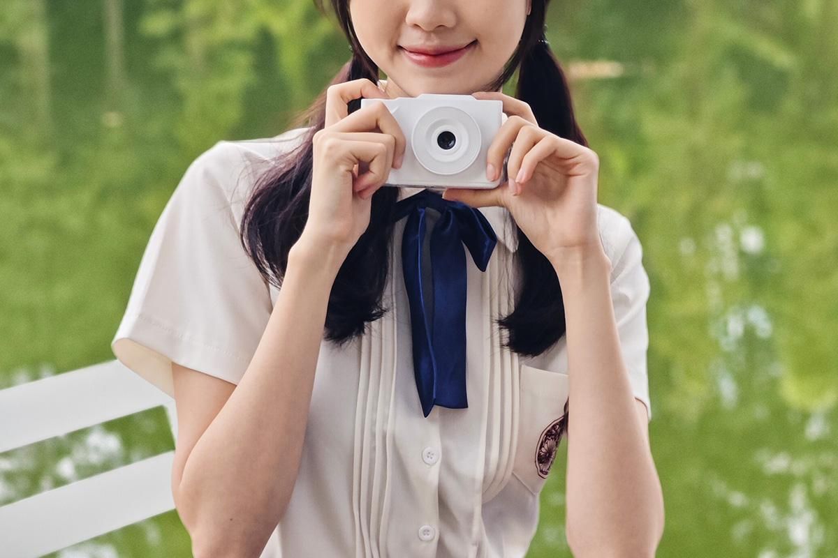 Digital Camera With 180 Degree Flip Screen 16X Digital Zoom Camera With 32G Memory Card -White - Image 3