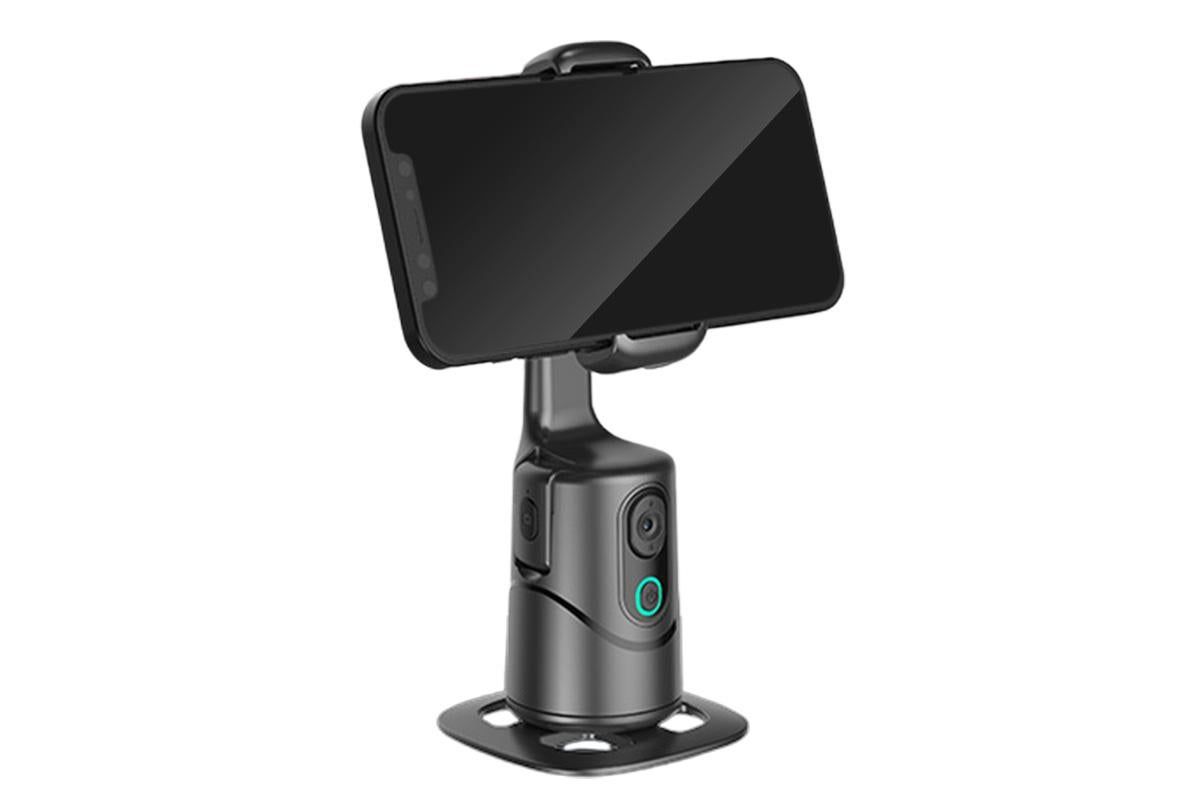 Auto Face Tracking Tripod 360° Rotating Auto Tracking Phone Stand with Remote Gesture Control for TikTok - Image 2