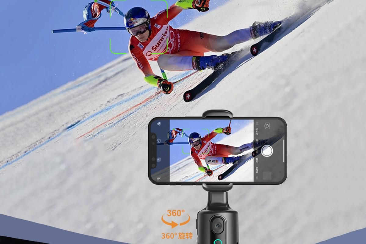 Auto Face Tracking Tripod 360° Rotating Auto Tracking Phone Stand with Remote Gesture Control for TikTok - Image 5