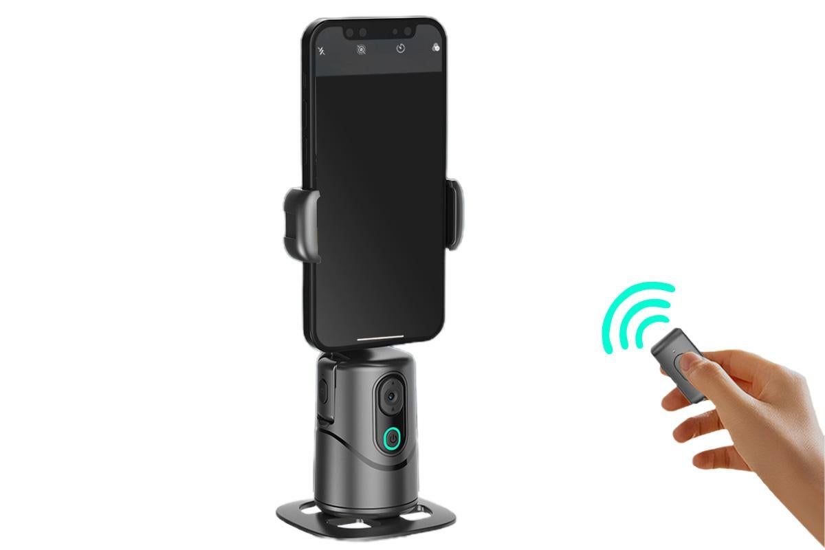 Auto Face Tracking Tripod 360° Rotating Auto Tracking Phone Stand with Remote Gesture Control for TikTok - Image 6