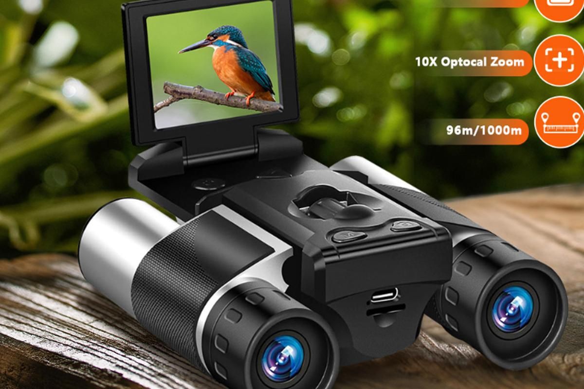 HD Digital Binoculars with 2Inch LCD Screen Video Recording & Night Vision for Bird Watching - Image 2