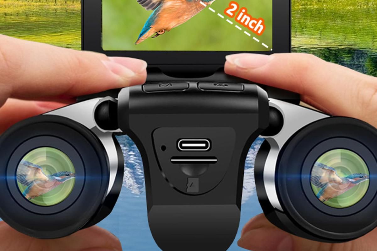 HD Digital Binoculars with 2Inch LCD Screen Video Recording & Night Vision for Bird Watching - Image 3