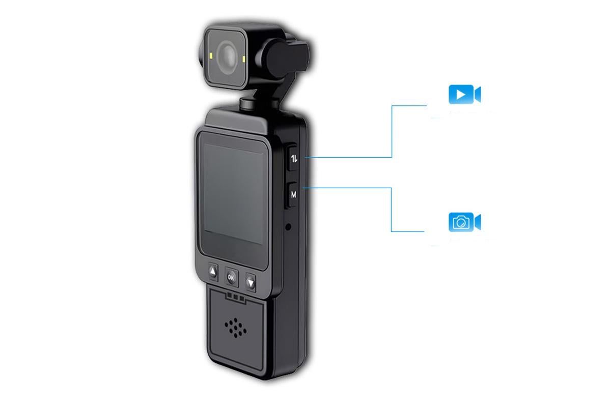 Body Camera Mini Body Cam with WiFi Record for Travel Pet Proof Walk - Image 3