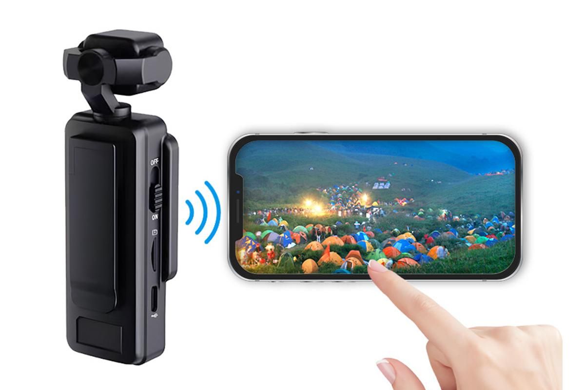 Body Camera Mini Body Cam with WiFi Record for Travel Pet Proof Walk - Image 5