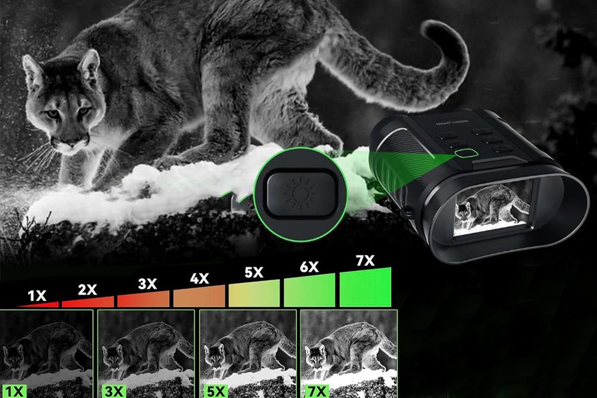 Night Vision Goggles Night Vision Binoculars Hunting Goggles 850nm IR Record Video Photo Camera Digital DVR - Image 5