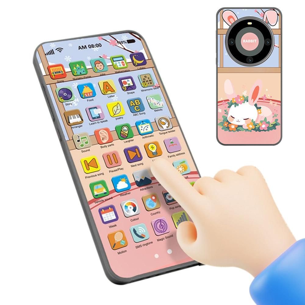 Learning Phone Toy with Over 10000 Educational Contents Touch Screen Early Education Gift - Rabbit - Image 6