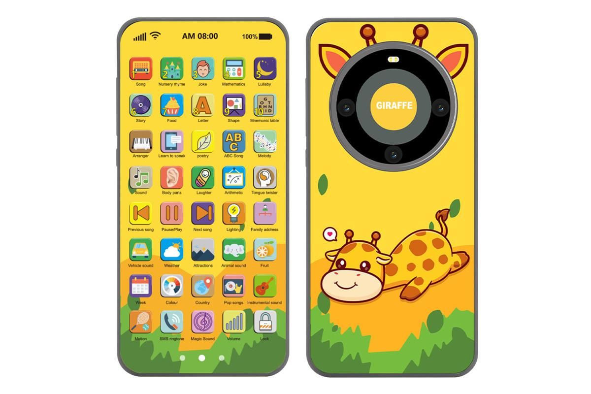 Learning Phone Toy with Over 10000 Educational Contents Touch Screen Early Education Gift - Panda - Image 8
