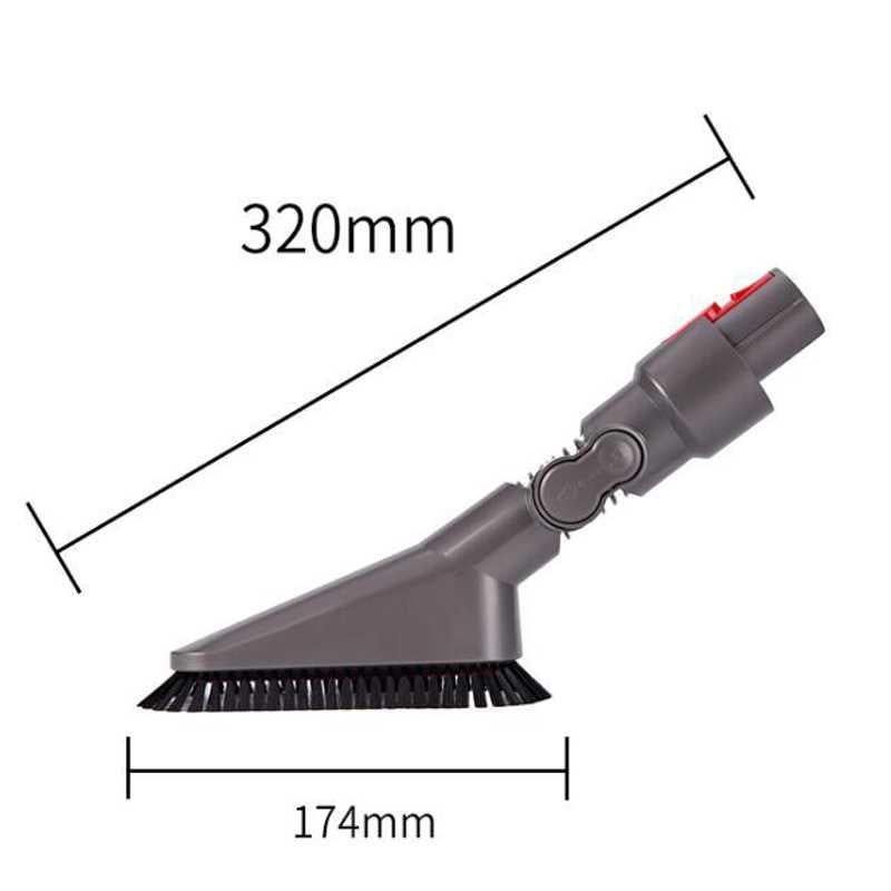 Furniture Brush Folding Brush Universal Turning Head for Dyson V7 V8 V10 V11 - Image 3