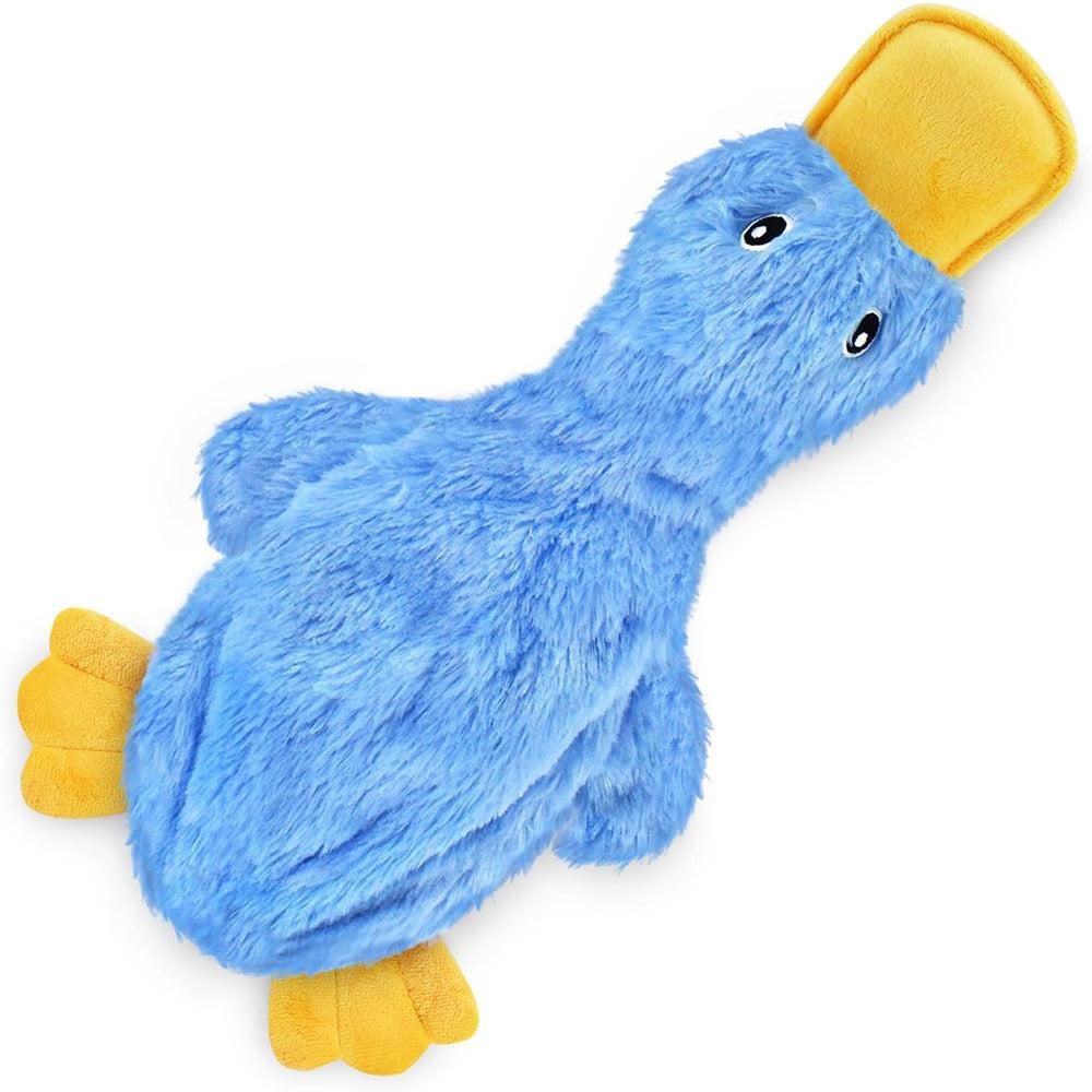Interactive Plush Duck Dog Toy - Chew Toy for Small Dogs Blue - Image 3