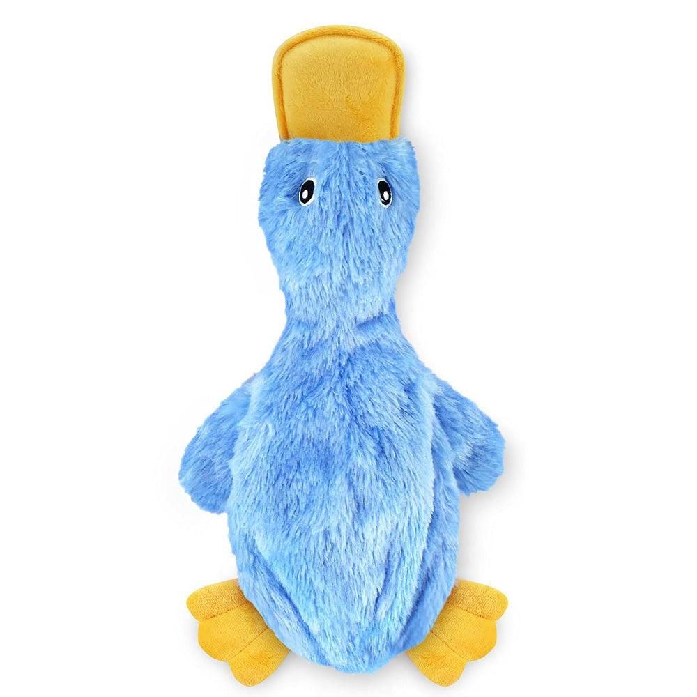 Interactive Plush Duck Dog Toy - Chew Toy for Small Dogs Blue - Image 4