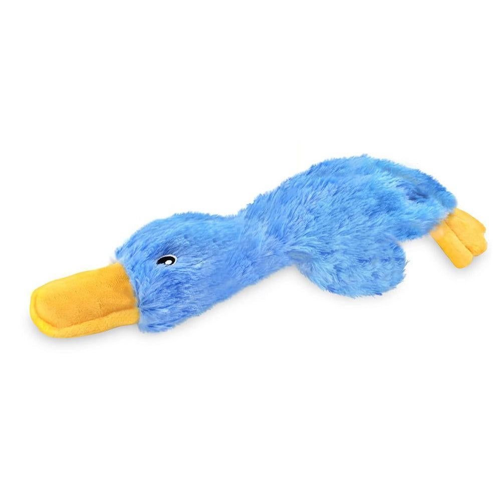 Interactive Plush Duck Dog Toy - Chew Toy for Small Dogs Blue - Image 5