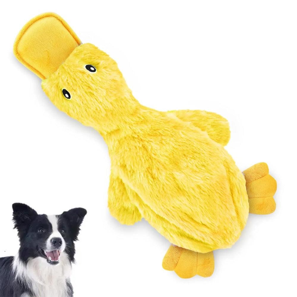 Interactive Plush Duck Dog Toy - Chew Toy for Small Dogs Blue - Image 6
