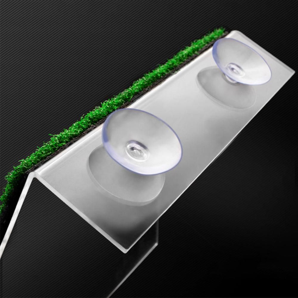Turtle Basking Platform Simulation Grass Turtle Ramp for Fish Tank Aquarium - M - Image 7