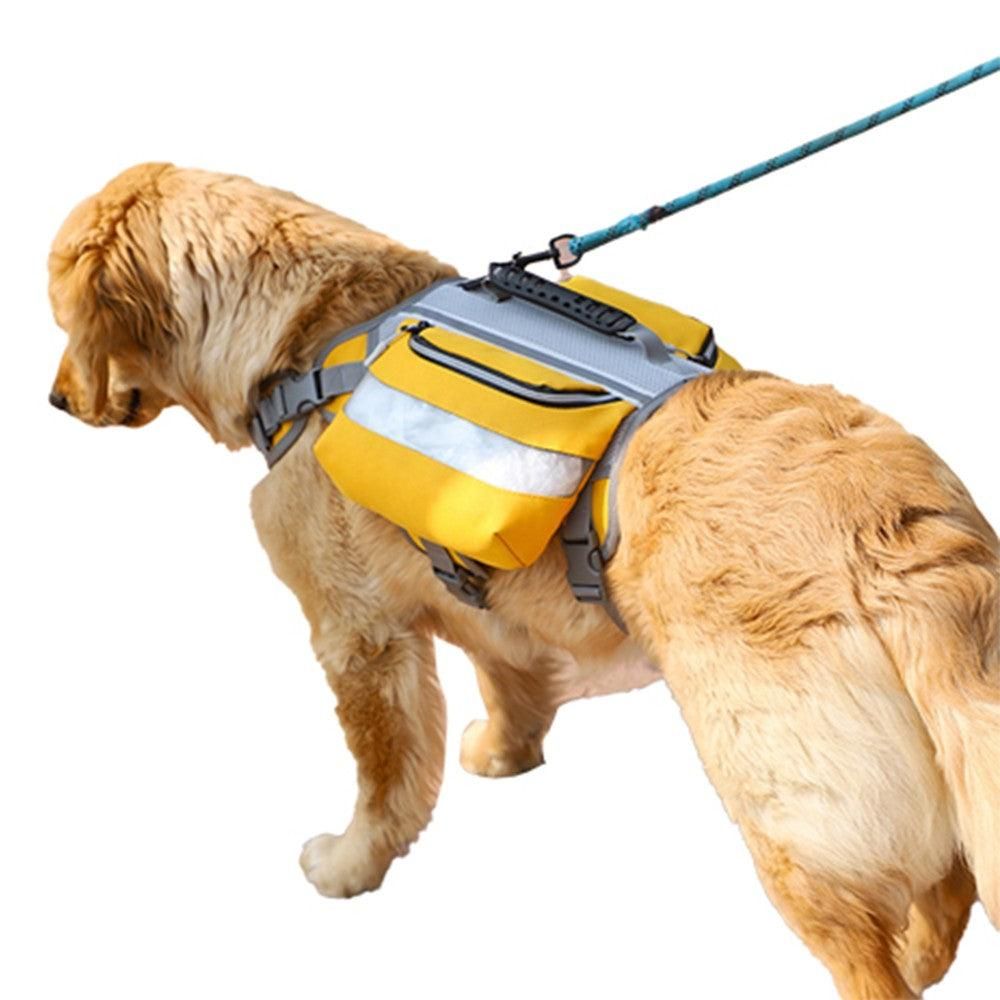 Travel Outdoors Pet Dog Backpack Adjustable Camping Hiking Dog Backpack Green - Image 4