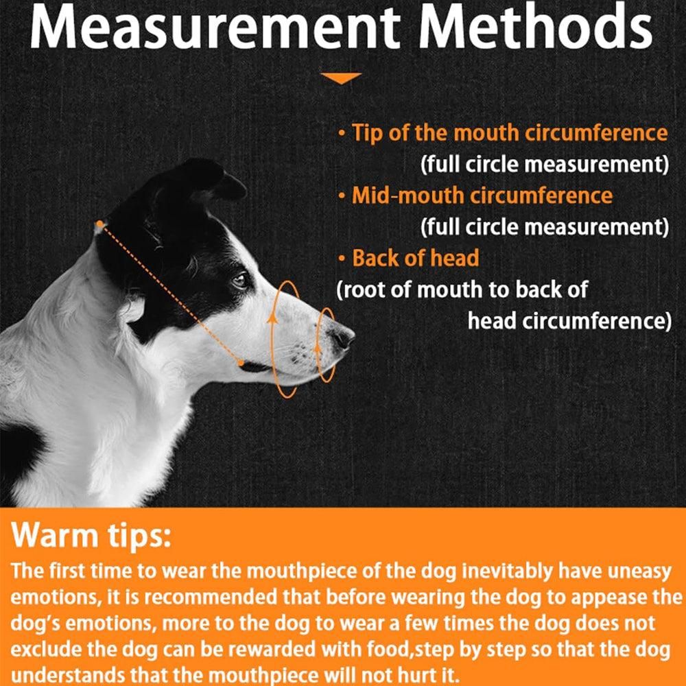 Adjustable PU Leather Dog Muzzle Pet Breathable Anti Bite Bark Chew Muzzles Brown - XL - Image 5