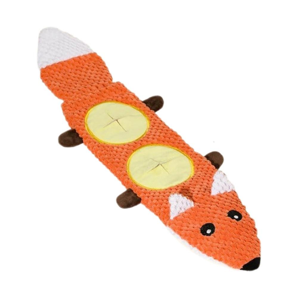 Dog Toys for Aggressive Chewers Dog Toys with Squeaker for Boredom and Teething Orange - Image 4