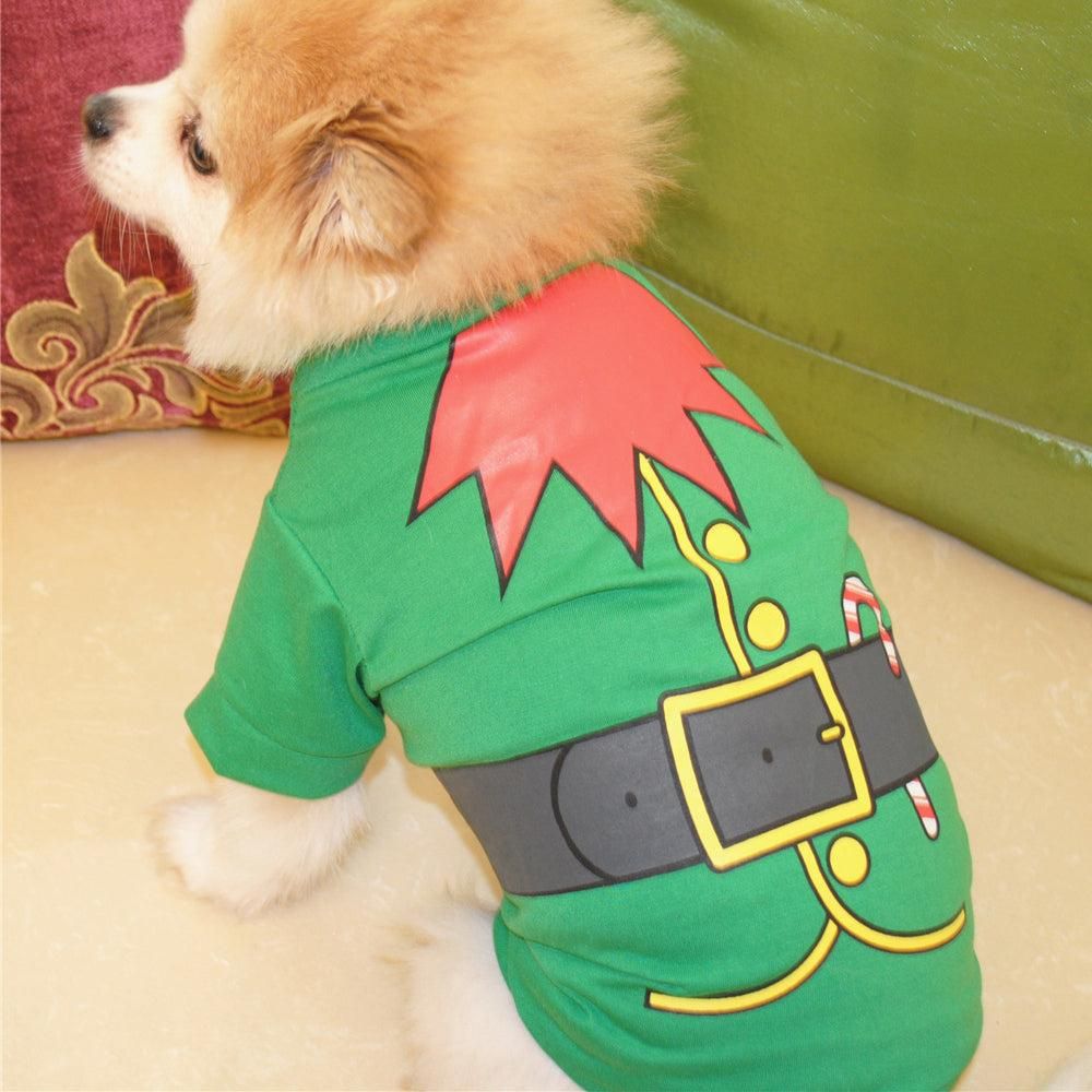 3Pcs Christmas Dog Cat T-Shirt Clothes Vest Puppy Pet Apparel Shirts - L - Image 5