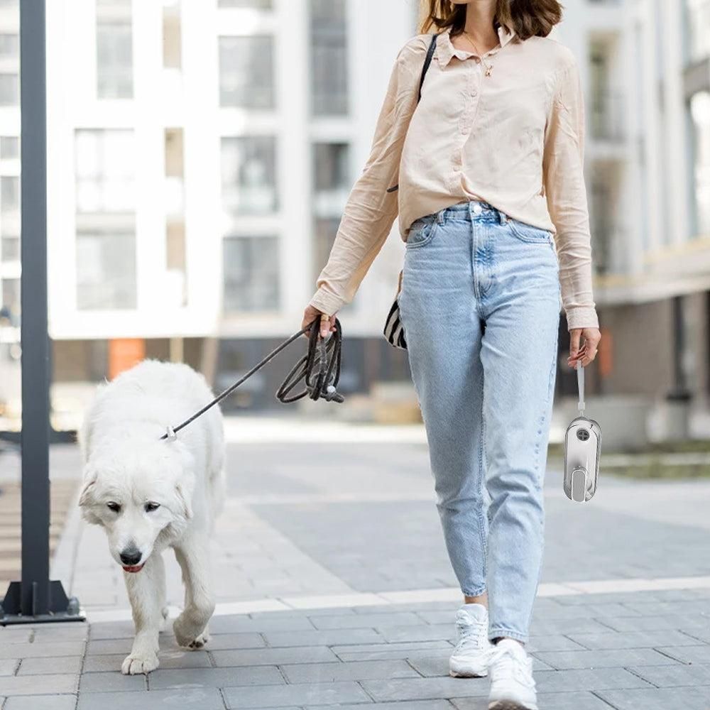 350ml Foldable Pet Dog Water Bottle Leak-proof Water Feeder for Travel Walking Hiking Grey - Image 5