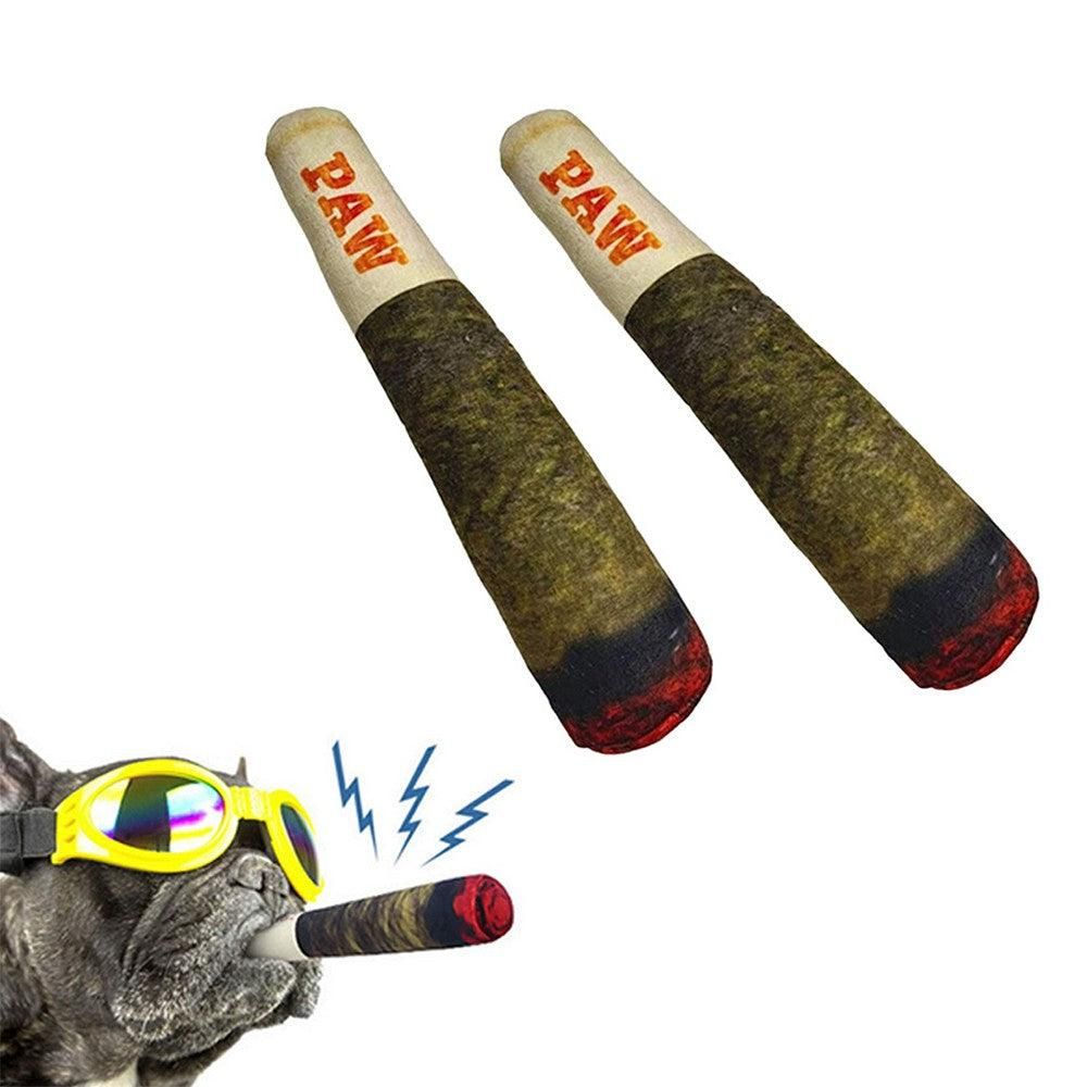 2Pcs Dog Chew Toy Pet Stuffed Squeaky Toy Novelty Dog Toys - Image 1