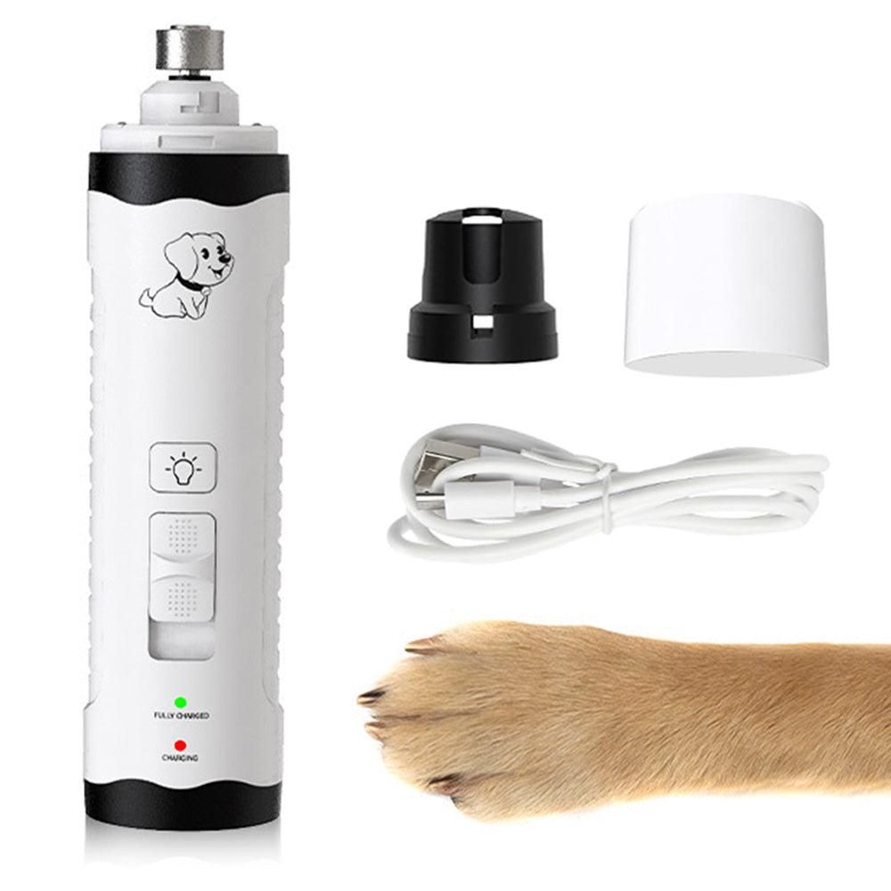 Electric Dog Nail Grinder - M3 Rechargeable Pet Nail Trimmer Grooming Tool - Image 1