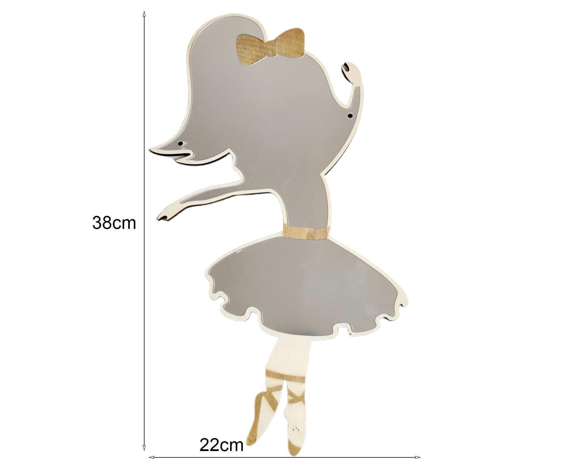 Ballet Girl Wall Mirror-Natural - Image 6