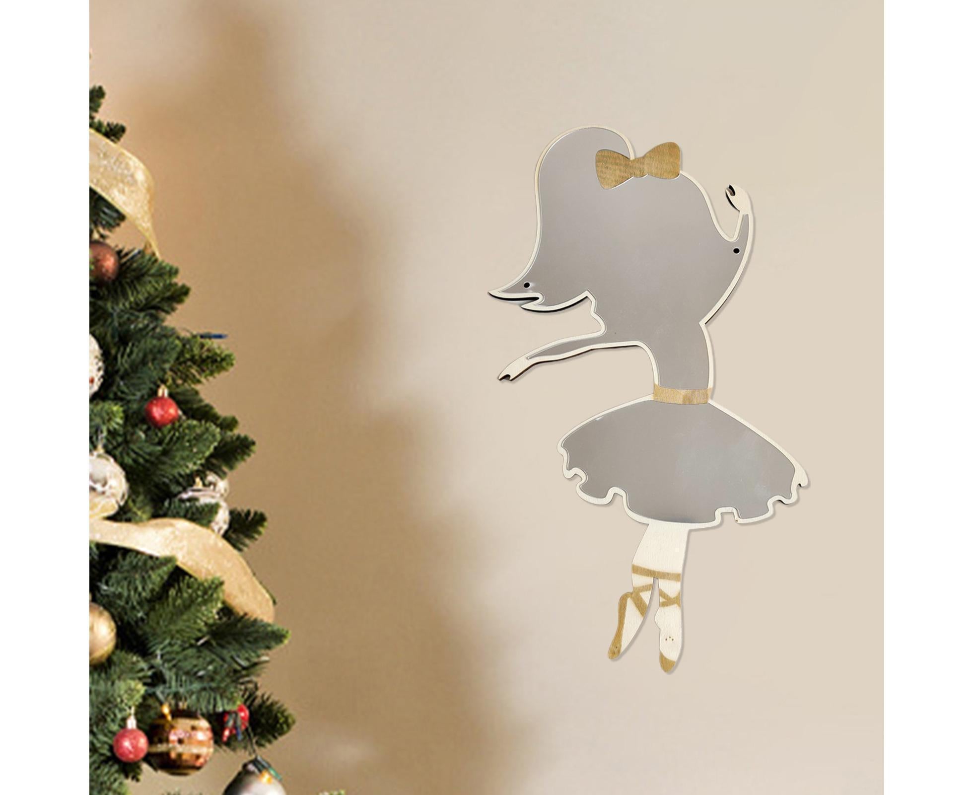Ballet Girl Wall Mirror-Natural - Image 8