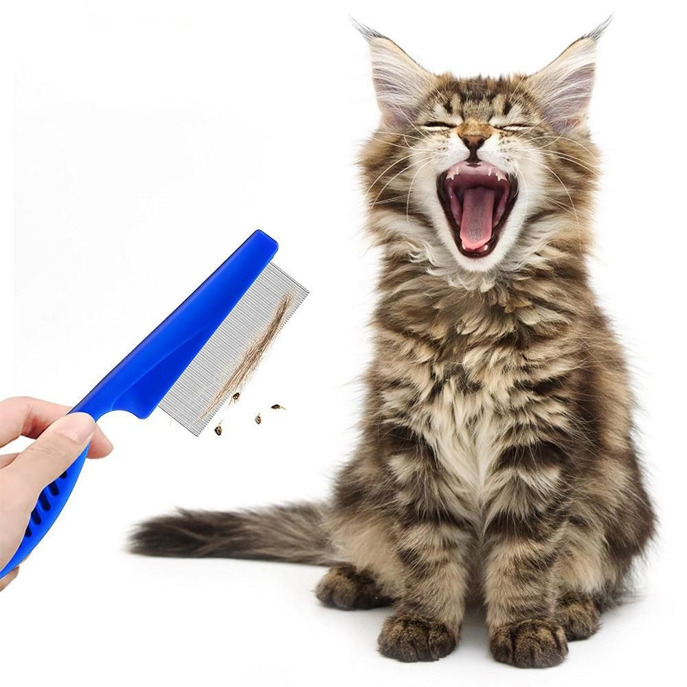 5 Pcs Set Flea Lice Comb for Pets Stainless Steel Dog Cat Dematting Grooming Combs - Image 5