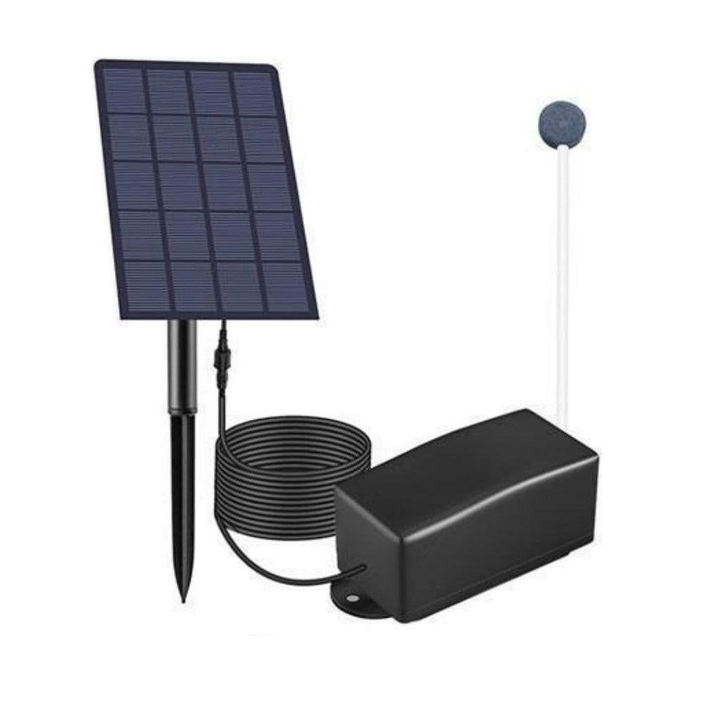 Solar Oxygenator Aquarium Oxygen Aerator Air Pump Fishing Aerator with Pipe for Garden Fish Tank Outdoor Pool Pond - Image 4