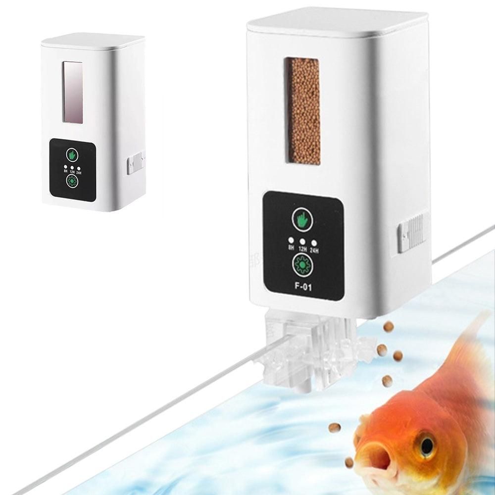 300ML Automatic Fish Feeder Intelligent Timing Aquarium Food Dispenser - Image 1