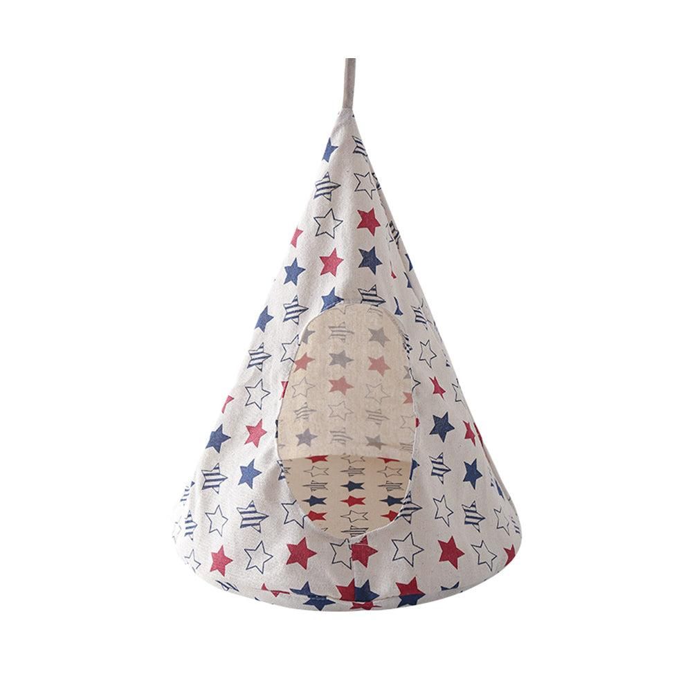 Pet Cat Tent Cone Hammock with Thick Mat Warm Cotton Cage Hanging Bed M-Star Style - Image 2