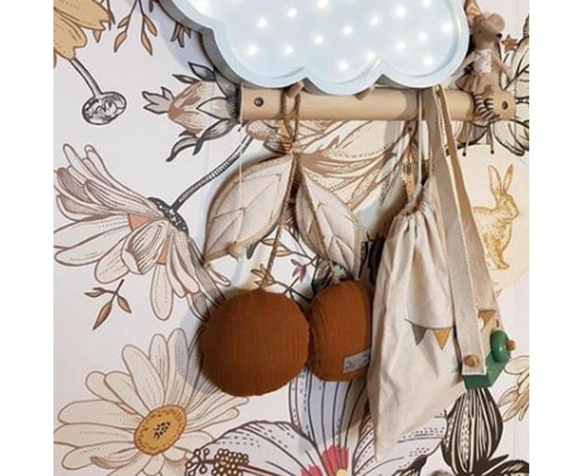 Lovely Cherry Shape Wall Hanging Decor Cute Ultra-soft Fabric Wall Hanging Ornament for Home-Orange - Image 6