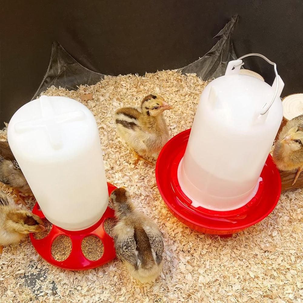 1L Chick Food Feeder and 1.5L Chicken Water Feeder Kit for Chick Aviaries - Image 4
