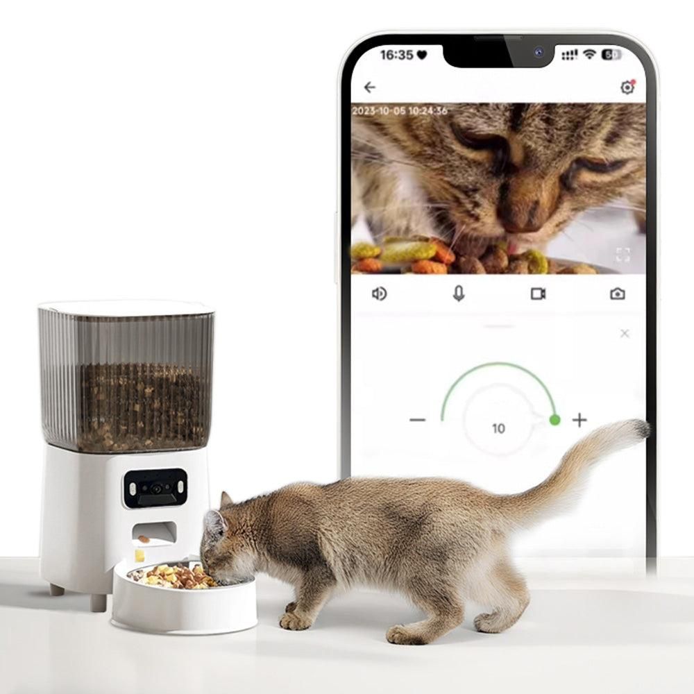 5L Smart Pet Feeder with Camera & Dual-Band WiFi - Automatic Dispenser - Image 1