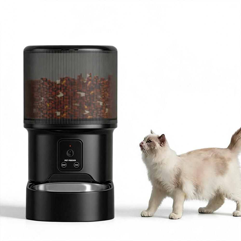 Automatic Cat Feeder WiFi Automatic Dog Food Dispenser with Camera Remote - Image 1
