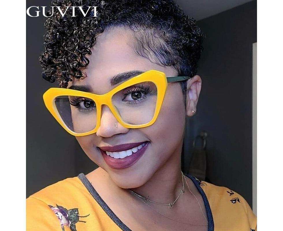 Fashion Cat Eye Square Anti-blue Light Glasses Women Men Candy Colors Glasses Frame Female Luxury Brand Designer Eyewear Unisex - Image 2
