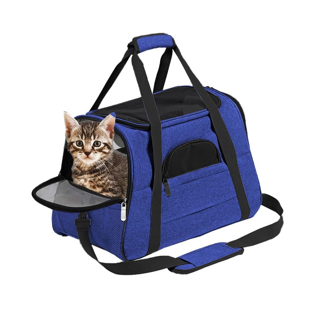 Cat Pet Carrier Travel Carrier Pet Bag for Small Medium Cats Pink - Image 7