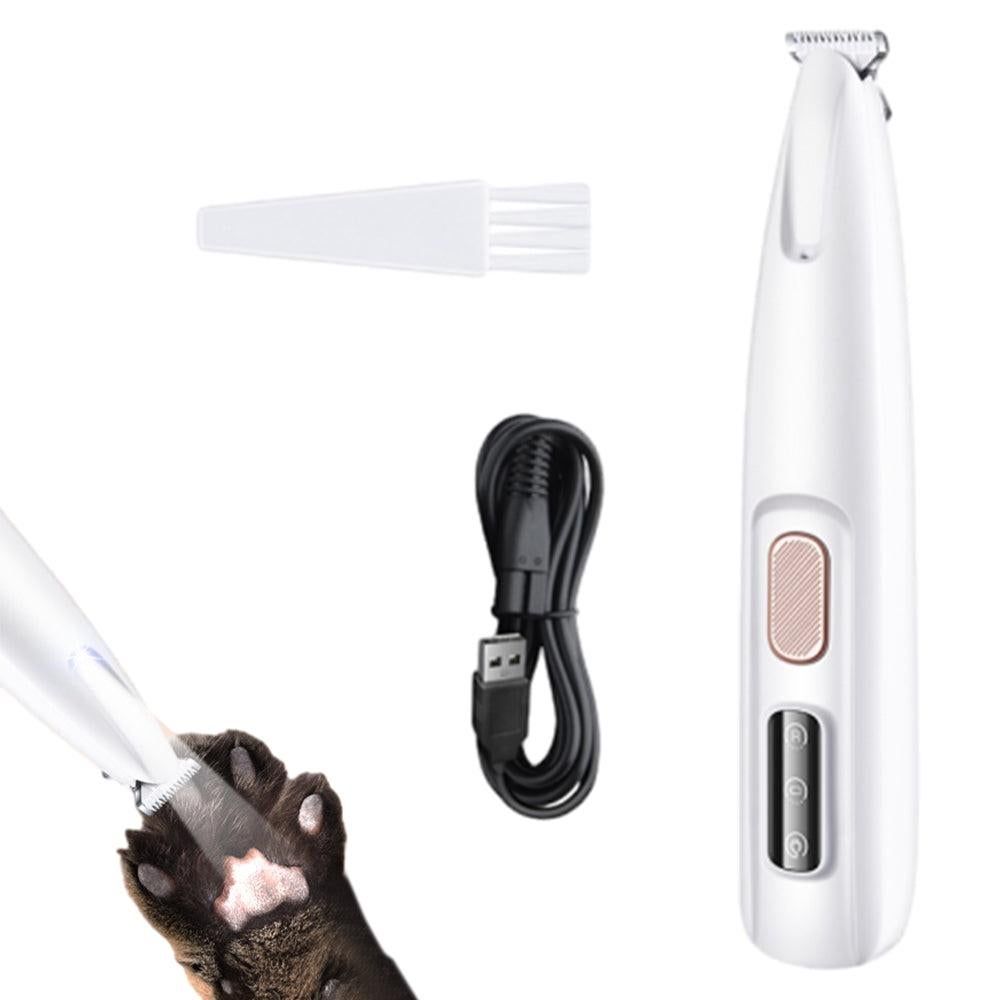 Electric Pet Trimmer Multifunctional Pet Hair Clippers with LED Light Pet Grooming Tools - Image 1