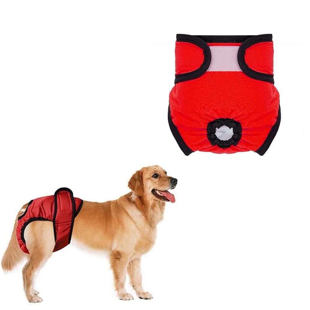 Washable Female Pet Nappy Diaper Dog Cat Physiological Pants Yellow - S - Image 8