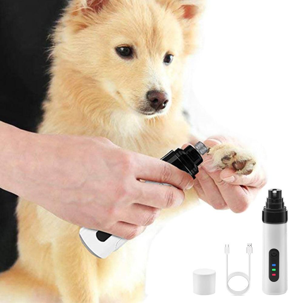 2-Mode Silent Pet Grooming Nail Grinder Rechargeable Dog Nail Trimmer - Image 1