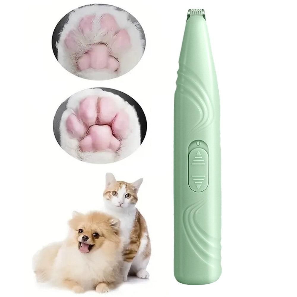 Cordless Electric Pet Grooming Clippers Hair Trimmer Paw Trimmer for Dogs Cats Green - Image 1
