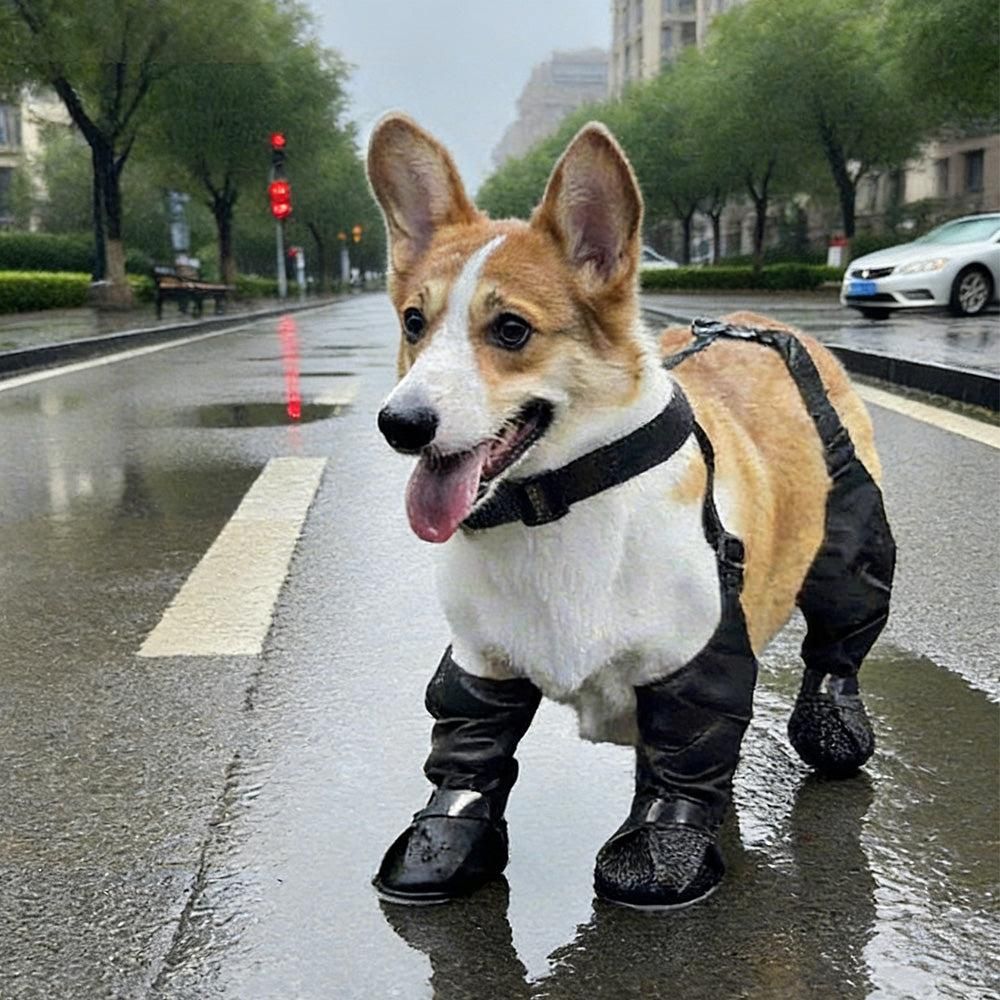Waterproof Pet Boots Dog Rain Shoes for Outdoor Use - M - Image 7