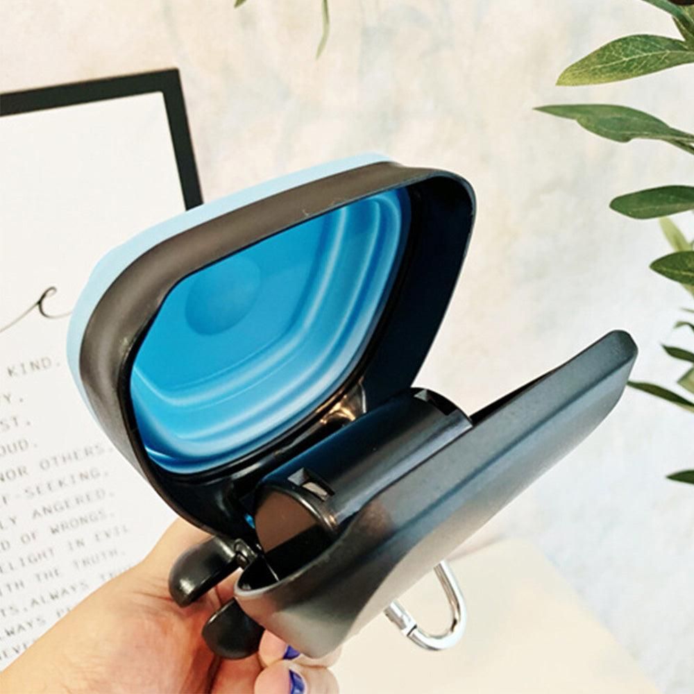 Handheld Foldable Pet Pooper Scooper - Easy Poop Pickup and Cleaner Blue - Image 8