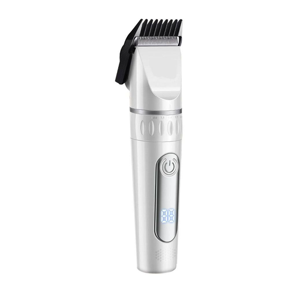 Electric Dog Cat Grooming Kit Cordless Pet Hair Shaver Scissors Clippers Trimmer White - Image 3