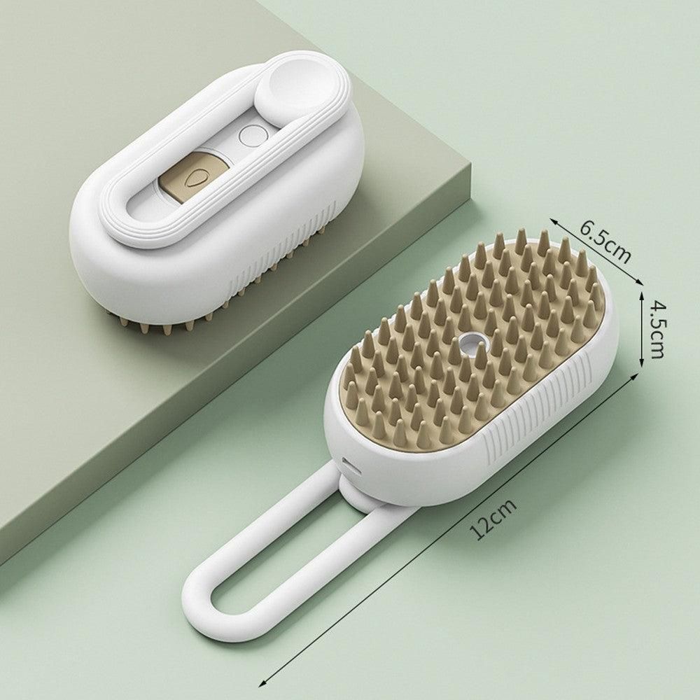 3-in-1 Pet Spray Comb Dog Cat Hair Brush Massage Comb for Removing Tangled Hair White - Image 3