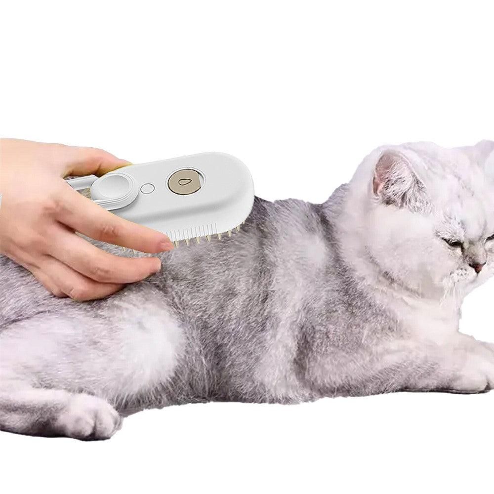 3-in-1 Pet Spray Comb Dog Cat Hair Brush Massage Comb for Removing Tangled Hair White - Image 5