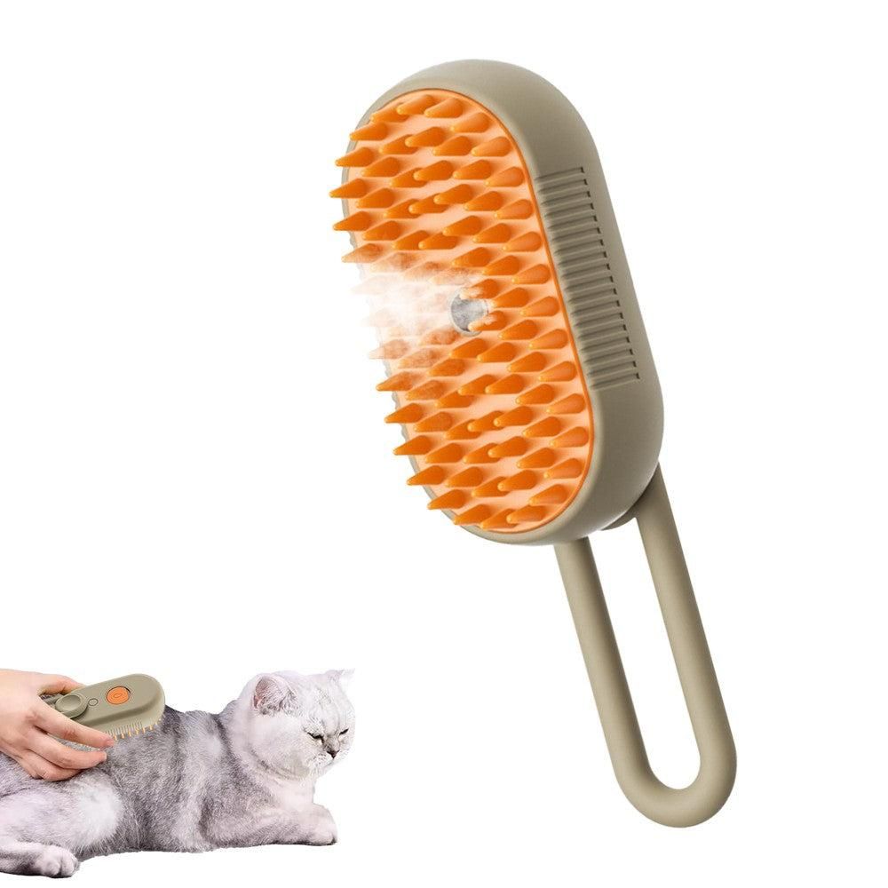 3-in-1 Pet Spray Comb Dog Cat Hair Brush Massage Comb for Removing Tangled Hair White - Image 8
