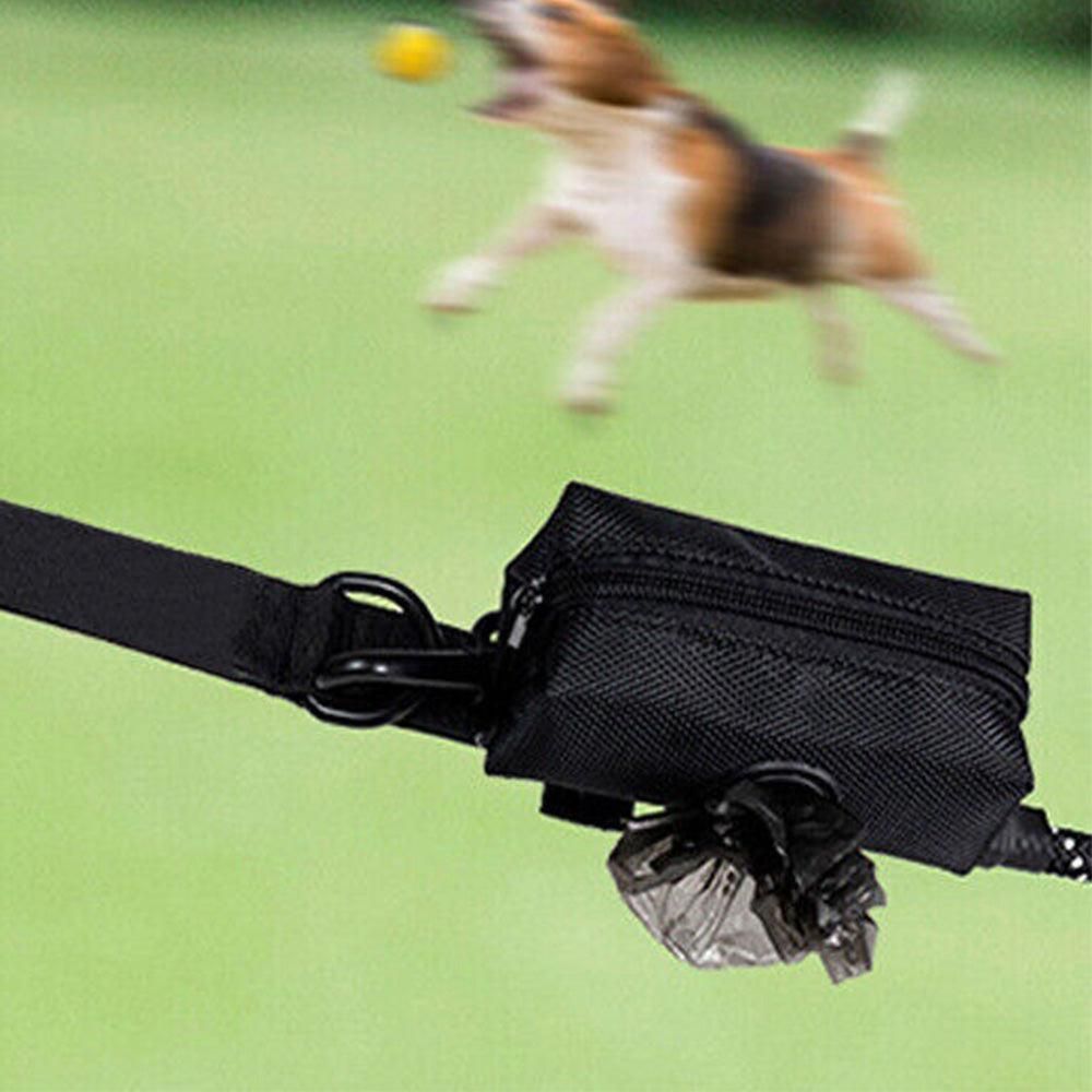 Dog Poop Bag Dispenser Pet Waste Bag Holder for Puppy Walking Cleanup Black - Image 6