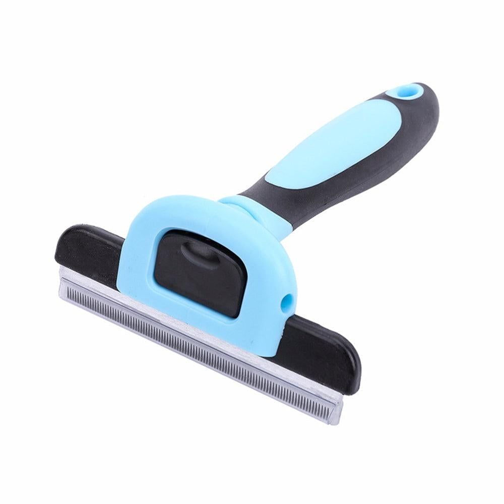 Pet Dog Cat Grooming Comb Brush Hair Remover Deshedding Tool Pink - Image 3